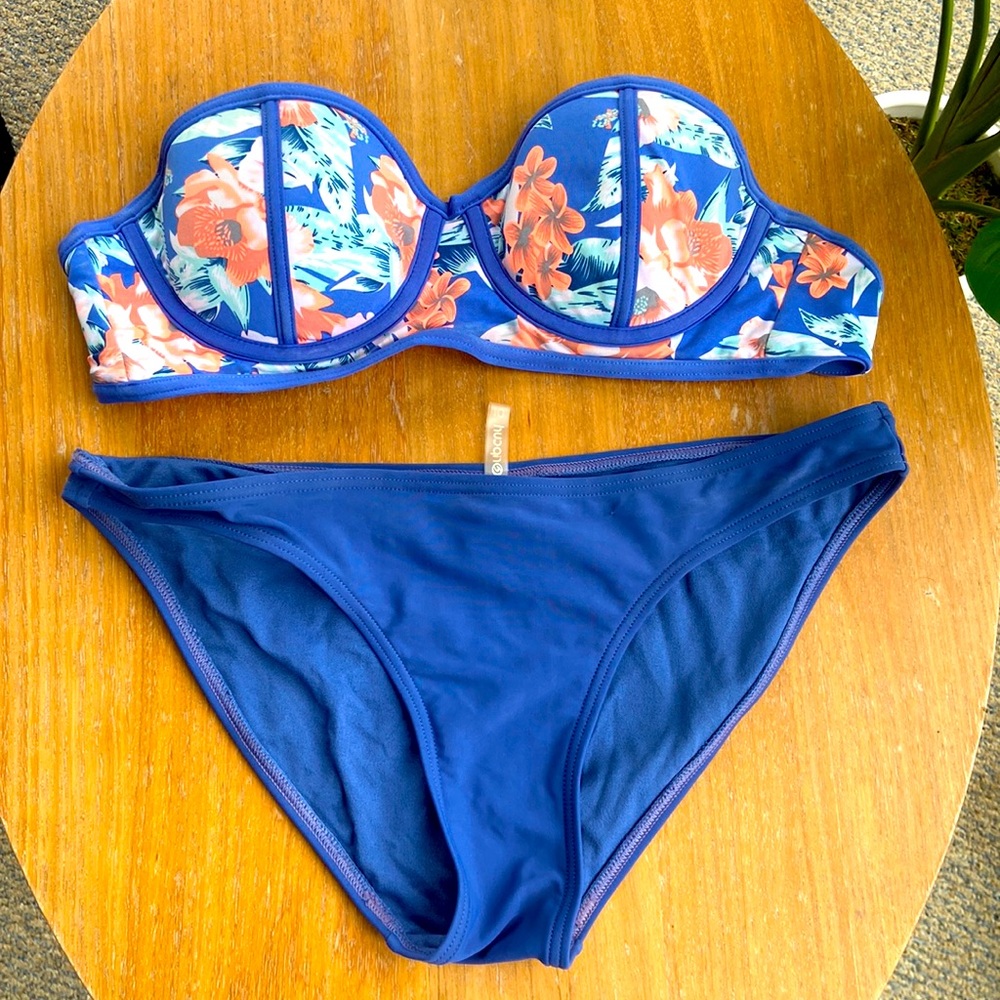 Rip Curl 2pc Floral Swimsuit